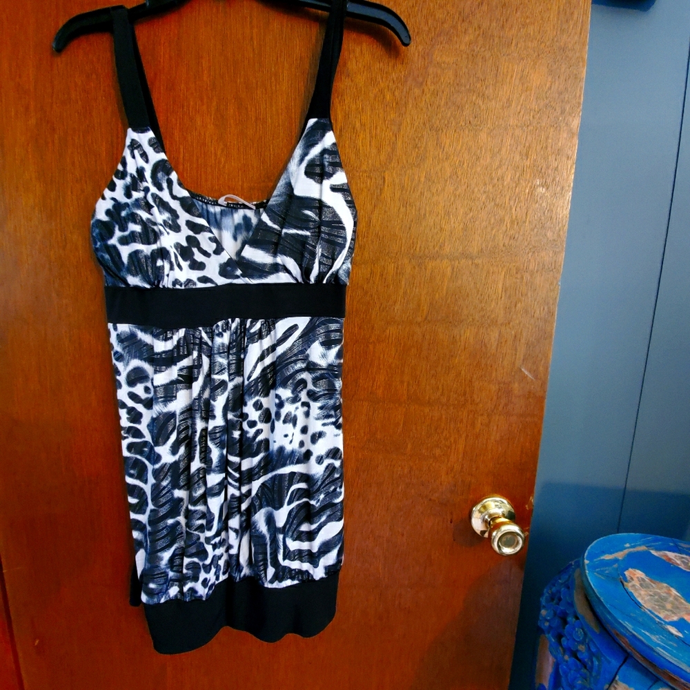 Zebra print shirt or dress